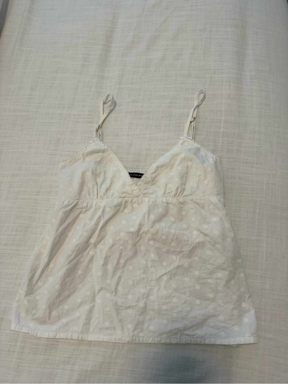 Brandy Melville White Eyelet Cami